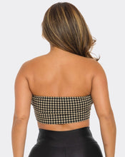 Load image into Gallery viewer, Emily's Checkered Corset Top
