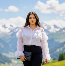 Load image into Gallery viewer, Sheila's Sassy Sheer Blouse
