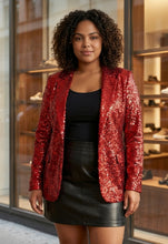 Load image into Gallery viewer, Elizabeth's Sequined Blazer
