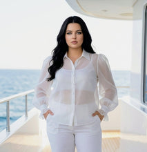 Load image into Gallery viewer, Simone's Sheer Blouse
