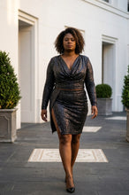 Load image into Gallery viewer, Brandy's Sequin High-Split Skirt Set

