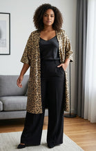 Load image into Gallery viewer, Skylars Leopard Print Sequined Cardigan
