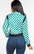 Load image into Gallery viewer, Diamond's Checkered Denim Jacket
