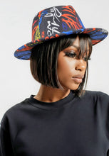 Load image into Gallery viewer, Graffiti Fedora Hat
