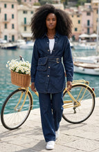 Load image into Gallery viewer, Yara's Pocket Denim Shirtdress
