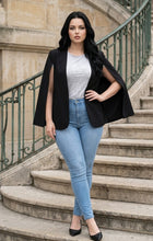 Load image into Gallery viewer, Ella's Blazer Cape Jacket
