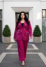 Load image into Gallery viewer, Jacinta's Rhinestone Jacket Dress (Fuchsia)
