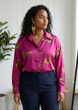 Load image into Gallery viewer, Iris Leopard Printed Blouse
