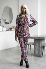 Load image into Gallery viewer, Multi-Colored Sequined Dazzle Me Pants Suit
