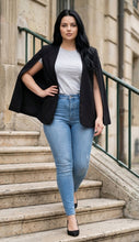 Load image into Gallery viewer, Ella's Blazer Cape Jacket
