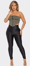 Load image into Gallery viewer, Emily's Checkered Corset Top
