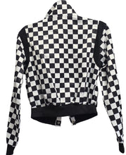Load image into Gallery viewer, Diamond's Checkered Denim Jacket
