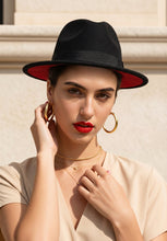 Load image into Gallery viewer, Two-Toned Fedora Hat
