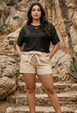 Load image into Gallery viewer, Carmen's Faux Leather Shorts(Taupe)
