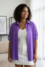 Load image into Gallery viewer, Bonnie's Oversized Blouse (Purple)
