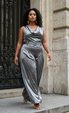 Load image into Gallery viewer, Sasha's Sexy Satin Plus Size Romper
