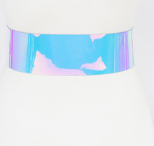 Load image into Gallery viewer, Plus Size Golden Buckle Transparent Belt
