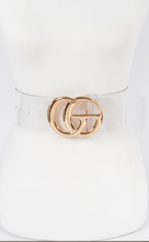 Load image into Gallery viewer, Plus Size Golden Buckle Transparent Belt
