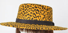 Load image into Gallery viewer, Signature Leopard Print Fedora Hat
