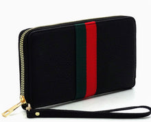Load image into Gallery viewer, Queen Bee 2-in-1 Striped Satchel

