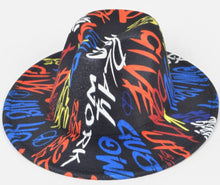 Load image into Gallery viewer, Graffiti Fedora Hat
