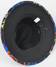 Load image into Gallery viewer, Graffiti Fedora Hat
