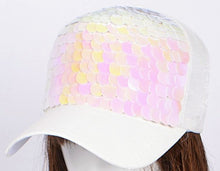Load image into Gallery viewer, Sabeya's Mermaid Scaled Style Cap(White)
