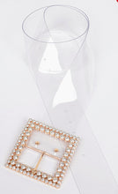 Load image into Gallery viewer, Multi-Colored Rhinestone Buckle Clear Plus Belt
