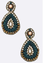 Load image into Gallery viewer, O'teals Rhinestone Beaded Earrings
