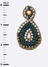 Load image into Gallery viewer, O'teals Rhinestone Beaded Earrings
