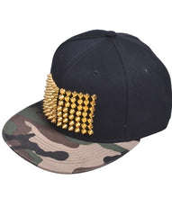 Load image into Gallery viewer, Golden Spiked Camo BB Cap
