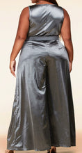 Load image into Gallery viewer, Sasha's Sexy Satin Plus Size Romper

