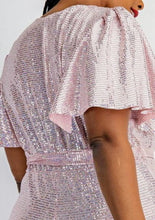 Load image into Gallery viewer, Maria's Sparkling Ruffled Jumpsuit
