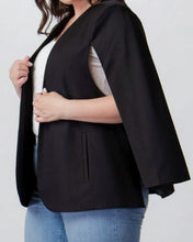Load image into Gallery viewer, Ella's Blazer Cape Jacket
