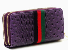 Load image into Gallery viewer, Queen Bee Croc Double Sided Wristband Wallet
