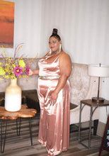 Load image into Gallery viewer, Sasha's Sexy Satin Plus Size Romper
