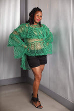 Load image into Gallery viewer, Tina's Pink/Black Polkadot Blouse
